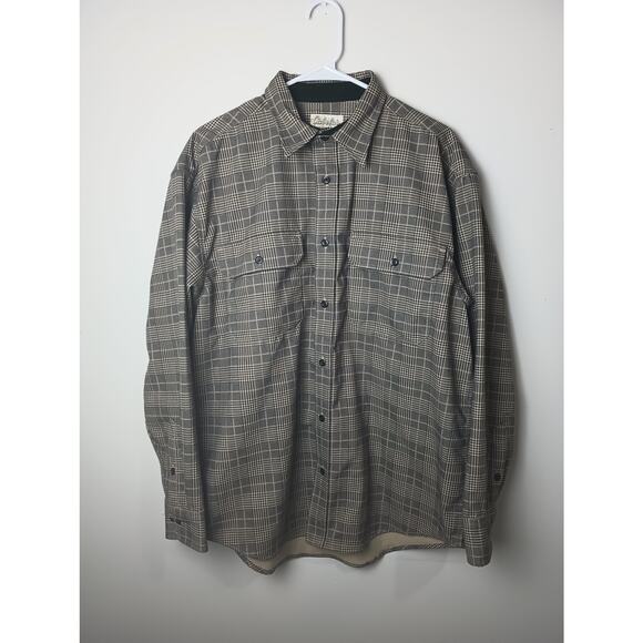 Cabela's Other - Cabela's Legendary Quality Plaid Button Up Shirt Men's L Collar Pockets Outdoors